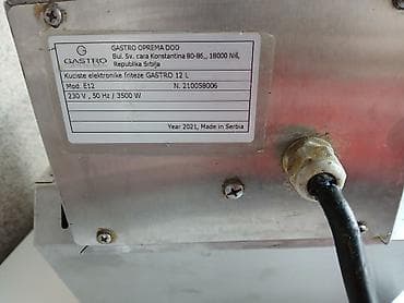 Profesionalna električna friteza od nerđajućeg čelika - Kućište i na lalafo.rs — 7 Profesionalna električna friteza od nerđajućeg čelika - Kućište i — 7