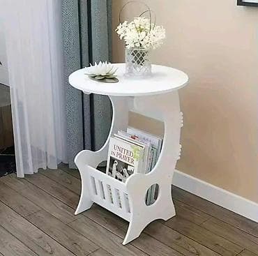 2u1 kafe stočić, sa držačem za novine 3000din Materijal: presovana na lalafo.rs — 1 2u1 kafe stočić, sa držačem za novine 3000din Materijal: presovana — 1