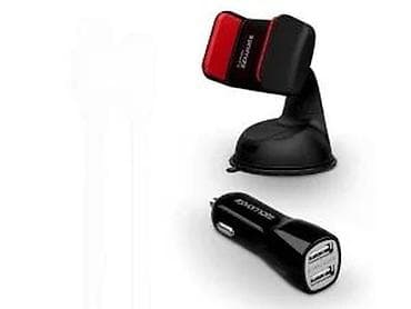 Žičani punjači za telefone: Promate komplet za automobil – držač telefona + auto punjač sa 2 USB na lalafo.rs — 7 Žičani punjači za telefone: Promate komplet za automobil – držač telefona + auto punjač sa 2 USB — 7