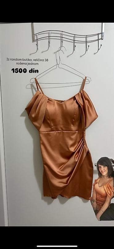 M, bоја - Narandžasta, Večernji, maturski, Na bretele na lalafo.rs M, bоја - Narandžasta, Večernji, maturski, Na bretele