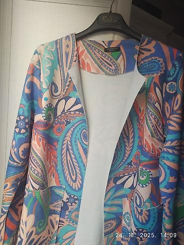 Ženski blejzer/kimono sa paisley i cvetnim printom - Brend na lalafo.rs — 5 Ženski blejzer/kimono sa paisley i cvetnim printom - Brend — 5
