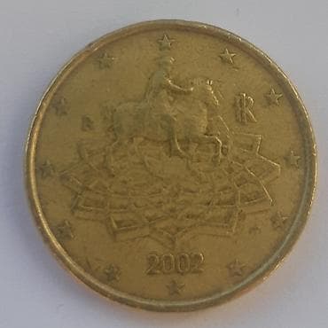 Italijanski zlatnik 50 eurocenti – godina 2002. - Avers: nominalna at lalafo.rs — 1 Italijanski zlatnik 50 eurocenti – godina 2002. - Avers: nominalna — 1