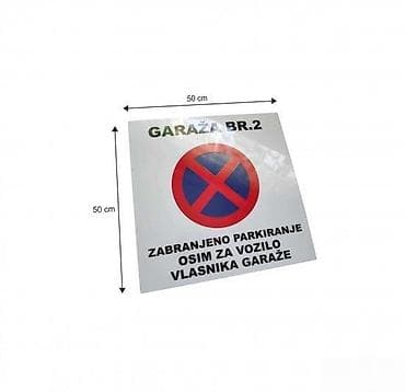 ZABRANJENO PARKIRANJE - plasticna tabla - 1275 📌 Opis: Zabranjeno na lalafo.rs ZABRANJENO PARKIRANJE - plasticna tabla - 1275 📌 Opis: Zabranjeno