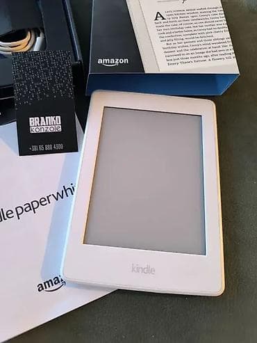 Kindle Paperwhite 3 Boja: Bela Stanje perfektno 10/10 Pozadinsko na lalafo.rs — 2 Kindle Paperwhite 3 Boja: Bela Stanje perfektno 10/10 Pozadinsko — 2