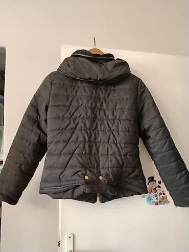 Ženska zimska jakna, crna, prošivena. NOVA - Dva prednja džepa sa na lalafo.rs — 4 Ženska zimska jakna, crna, prošivena. NOVA - Dva prednja džepa sa — 4