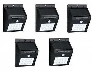 Home & Garden: Solarne zidne LED lampe sa senzorom pokreta – set od 5 komada - at lalafo.rs — 2 Home & Garden: Solarne zidne LED lampe sa senzorom pokreta – set od 5 komada - — 2