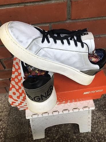 Bogner patike – bele kožne lifestyle/sneakers patike sa crnim pertlama at lalafo.rs — 5 Bogner patike – bele kožne lifestyle/sneakers patike sa crnim pertlama — 5