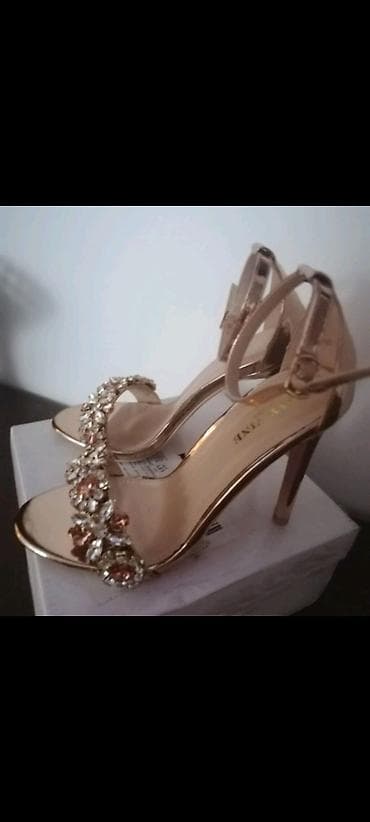 Elegantne ženske sandale na štiklu u zlatnoj/rose-gold nijansi na lalafo.rs — 1 Elegantne ženske sandale na štiklu u zlatnoj/rose-gold nijansi — 1