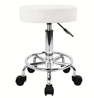 Rotirajuća stolica/tabure sa točkićima i gasnim podizačem - Sedište na lalafo.rs — 5 Rotirajuća stolica/tabure sa točkićima i gasnim podizačem - Sedište — 5