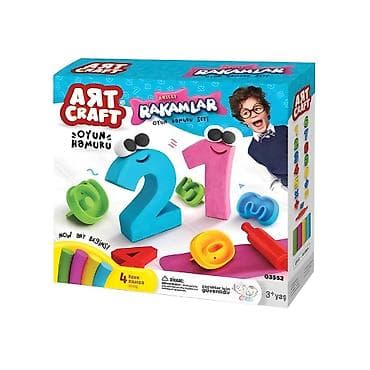 Art Craft – Set za učenje brojeva sa plastelinom - Kreativni set za na lalafo.rs Art Craft – Set za učenje brojeva sa plastelinom - Kreativni set za