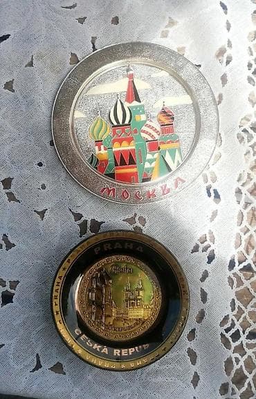 MOSKVA, Prag, Budimpešta suveniri, ukrasniir tanjiri. Cena za komad na lalafo.rs — 2 MOSKVA, Prag, Budimpešta suveniri, ukrasniir tanjiri. Cena za komad — 2