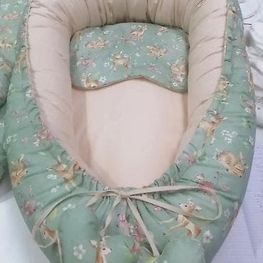 Cradles: Komplet za bebu – gnezdo, podloga i dodatci u dezenu šumskih jelena at lalafo.rs — 1 Cradles: Komplet za bebu – gnezdo, podloga i dodatci u dezenu šumskih jelena — 1