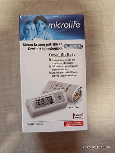 Nov merač krvnog pritiska Microlife BP A1 Easy. Iz Subotice sam na lalafo.rs Nov merač krvnog pritiska Microlife BP A1 Easy. Iz Subotice sam