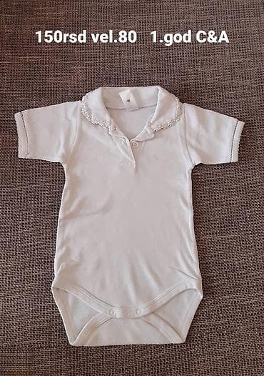 Bebi bodi sa kragnicom – C&A Baby Club - Model: bodi sa kratkim na lalafo.rs — 1 Bebi bodi sa kragnicom – C&A Baby Club - Model: bodi sa kratkim — 1
