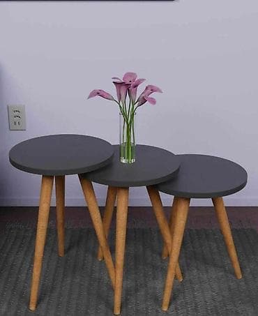 Stočići Nevada 3/1 – moderan detalj za vaš dom! Dimenzije: • na lalafo.rs — 3 Stočići Nevada 3/1 – moderan detalj za vaš dom! Dimenzije: • — 3