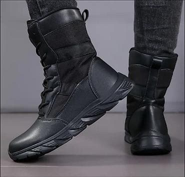 Taktičke zimske čizme – crne - Visoka gležnjača sa pertlama i na lalafo.rs — 2 Taktičke zimske čizme – crne - Visoka gležnjača sa pertlama i — 2