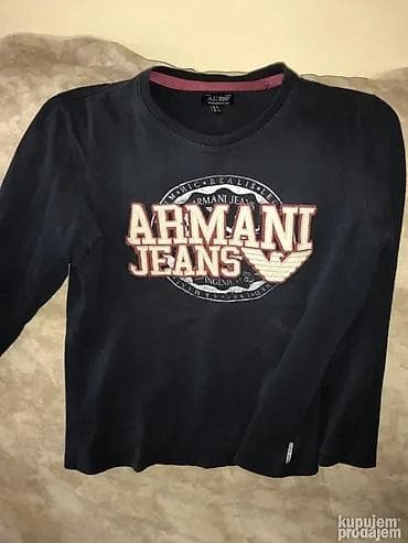 ARMANI duks S/ M 100% cotton Ramena 43cm, duzina 67cm, rukav 63cm na lalafo.rs ARMANI duks S/ M 100% cotton Ramena 43cm, duzina 67cm, rukav 63cm
