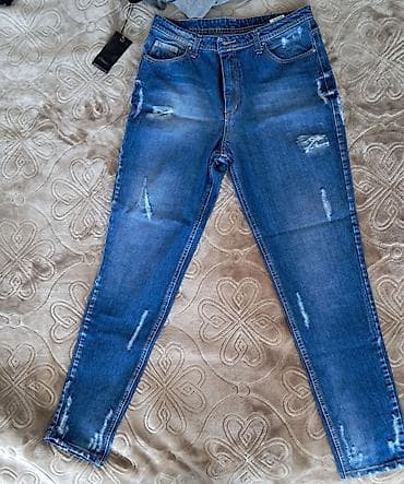 Ženske pantalone – više modela i boja - Plave farmerke: srednje plav na lalafo.rs — 1 Ženske pantalone – više modela i boja - Plave farmerke: srednje plav — 1