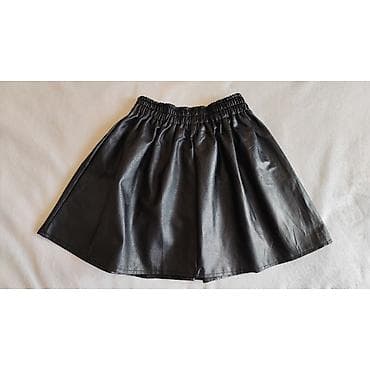 Kožna suknja – veličina S - Crna mini suknja A-kroja od eko kože - na lalafo.rs — 5 Kožna suknja – veličina S - Crna mini suknja A-kroja od eko kože - — 5