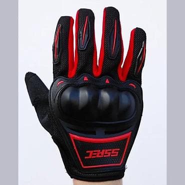 Oprema za bicikliste: Motorističke zaštitne rukavice – crno/crvene - Ojačani štitnici za na lalafo.rs — 5 Oprema za bicikliste: Motorističke zaštitne rukavice – crno/crvene - Ojačani štitnici za — 5