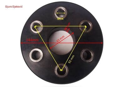Hardijev zglob prirubnica viljuškar LINDE i STILL - Prečnik 144 m - na lalafo.rs Hardijev zglob prirubnica viljuškar LINDE i STILL - Prečnik 144 m -