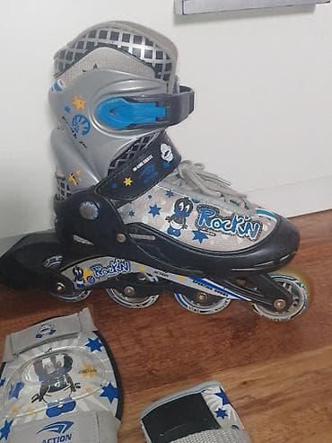 Dečiji komplet – roleri br 30-33 + zaštitna oprema - Model: Action at lalafo.rs — 3 Dečiji komplet – roleri br 30-33 + zaštitna oprema - Model: Action — 3