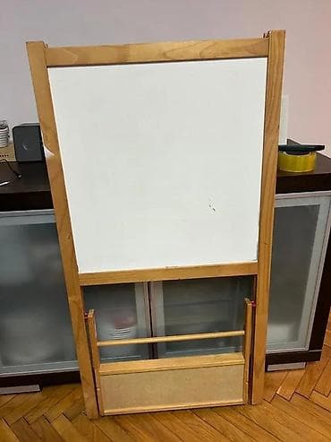 Kreativne i edukativne igračke: Drvena dvostrana tabla za pisanje/oglašavanje - Stabilan A‑ram od na lalafo.rs — 3 Kreativne i edukativne igračke: Drvena dvostrana tabla za pisanje/oglašavanje - Stabilan A‑ram od — 3