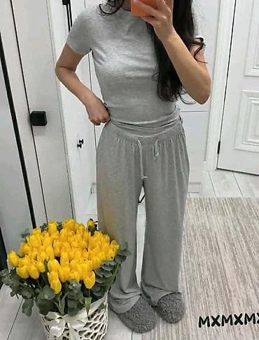 pantalone butiku ali: Ženski komplet za svaki dan – majica kratkih rukava + široke pantalone na lalafo.rs — 3 pantalone butiku ali: Ženski komplet za svaki dan – majica kratkih rukava + široke pantalone — 3