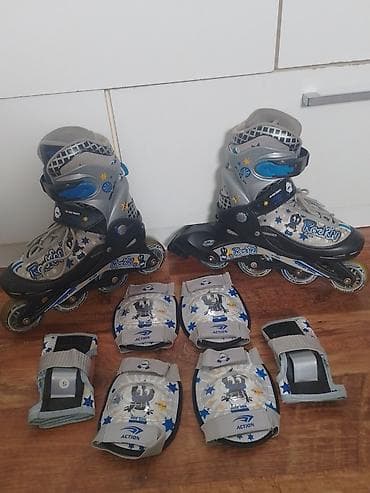 Dečiji komplet – roleri br 30-33 + zaštitna oprema - Model: Action at lalafo.rs — 2 Dečiji komplet – roleri br 30-33 + zaštitna oprema - Model: Action — 2
