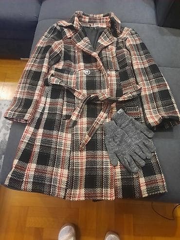 Jackets, Coats, Vests: Kaput, moderan, kariran - vel.38 dužina kaputa 85 cm poluobim struka at lalafo.rs — 4 Jackets, Coats, Vests: Kaput, moderan, kariran - vel.38 dužina kaputa 85 cm poluobim struka — 4