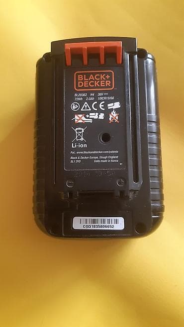 Black+Decker original BL20362 baterija – 36V, 2,0 Ah (72 Wh), Li‑ion at lalafo.rs — 2 Black+Decker original BL20362 baterija – 36V, 2,0 Ah (72 Wh), Li‑ion — 2