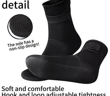 Neoprenske čarape za vodene sportove - Materijal: elastični neopren – na lalafo.rs — 3 Neoprenske čarape za vodene sportove - Materijal: elastični neopren – — 3