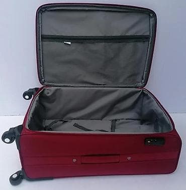 Travel suitcases and bags: Veliki putni kofer na točkićima – crveni - Materijal: mekani tekstil at lalafo.rs — 2 Travel suitcases and bags: Veliki putni kofer na točkićima – crveni - Materijal: mekani tekstil — 2