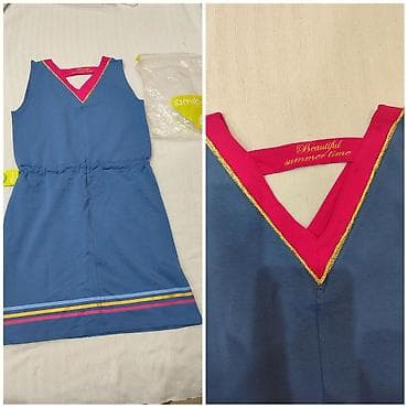 Dečija haljina Amibo, veličina 14/164. - Materijal: 95% pamuk, 5% na lalafo.rs — 2 Dečija haljina Amibo, veličina 14/164. - Materijal: 95% pamuk, 5% — 2