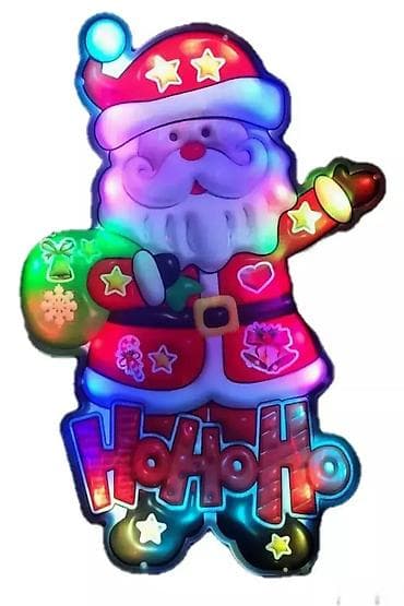 Svetleći Deda Mraz – Ukras za zid i staklo Deda Mraz zidni ukras! Već na lalafo.rs — 2 Svetleći Deda Mraz – Ukras za zid i staklo Deda Mraz zidni ukras! Već — 2