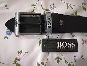 Novi muski kozni markirani kais Hugo Boss u crnoj boji. Zemlja porekla na lalafo.rs — 1 Novi muski kozni markirani kais Hugo Boss u crnoj boji. Zemlja porekla — 1