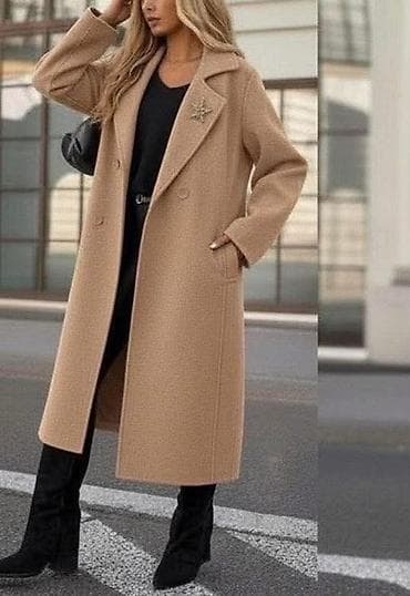 zenske broj: Elegantni ženski kaput – duži kroj sa rever kragnom i diskretnim at lalafo.rs — 4 zenske broj: Elegantni ženski kaput – duži kroj sa rever kragnom i diskretnim — 4