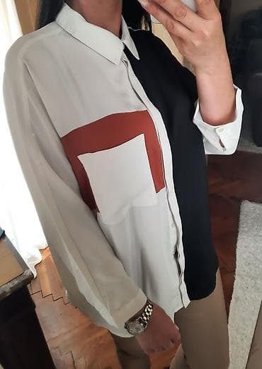 MOHITO trobojna kosulja odgovara za S M L Uni oversized _______ na lalafo.rs — 1 MOHITO trobojna kosulja odgovara za S M L Uni oversized _______ — 1