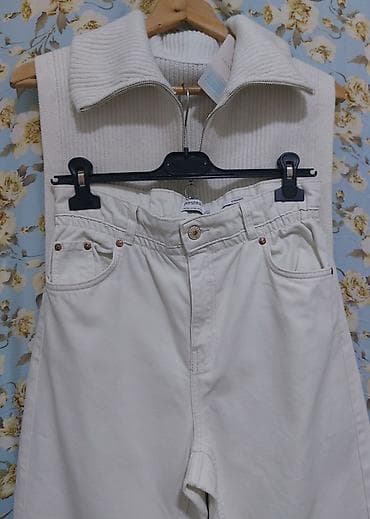 ■Bershka■ za 38/M "straight". Duboke, bele farmerke od jakog teksasa at lalafo.rs — 2 ■Bershka■ za 38/M "straight". Duboke, bele farmerke od jakog teksasa — 2