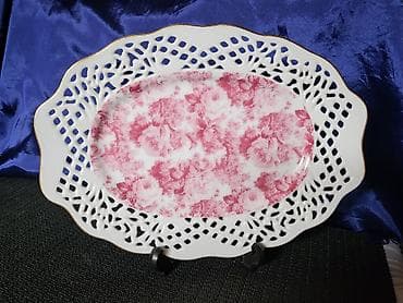 Oval nov,vintaz porcelanski za posluzenje,ukras. Perfektan rad,sve na lalafo.rs — 1 Oval nov,vintaz porcelanski za posluzenje,ukras. Perfektan rad,sve — 1