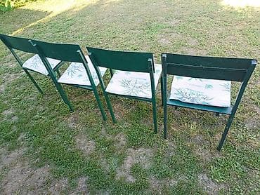 Četiri metalne stolice za dvorište, nije potrebno sklanjati u kišno i na lalafo.rs — 3 Četiri metalne stolice za dvorište, nije potrebno sklanjati u kišno i — 3