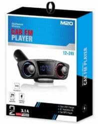 Fm Modulator Transmiter M20 1900din Napon napajanja: 12V - 24V. USB na lalafo.rs Fm Modulator Transmiter M20 1900din Napon napajanja: 12V - 24V. USB