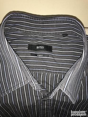 Original Hugo Boss kosulja 42/43 100% cotton Crna je u ramenima 49cm na lalafo.rs — 2 Original Hugo Boss kosulja 42/43 100% cotton Crna je u ramenima 49cm — 2