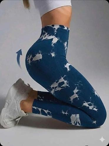 Ženske sportske helanke – tie-dye efekat, visok struk, push-up kroj 3 at lalafo.rs — 4 Ženske sportske helanke – tie-dye efekat, visok struk, push-up kroj 3 — 4