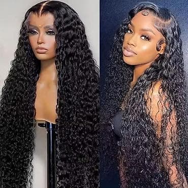 Dugačka kovrdžava perika sa čipkom (lace front) - Tekstura: duboke na lalafo.rs — 1 Dugačka kovrdžava perika sa čipkom (lace front) - Tekstura: duboke — 1