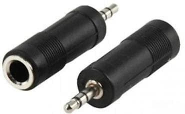 Adapter 6.35 mm (1/4") ženski na 3.5 mm muški TRS stereo - Pretvara na lalafo.rs Adapter 6.35 mm (1/4") ženski na 3.5 mm muški TRS stereo - Pretvara