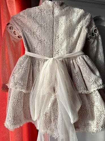 NINIA -Dečija svečana haljina od čipke - Boja: nežno krem/bela - na lalafo.rs — 2 NINIA -Dečija svečana haljina od čipke - Boja: nežno krem/bela - — 2