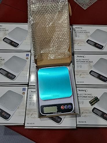 Elektronska kuhinjska vaga Rosberg - Maksimalna nosivost: 10 kg na lalafo.rs — 3 Elektronska kuhinjska vaga Rosberg - Maksimalna nosivost: 10 kg — 3