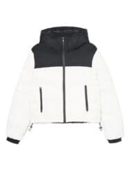 Zimska jakna sa kapuljačom, dvoslojni dizajn u crno-beloj kombinaciji na lalafo.rs Zimska jakna sa kapuljačom, dvoslojni dizajn u crno-beloj kombinaciji