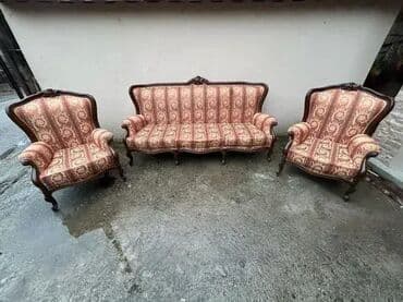 Stilske garniture: Stilska garnitura - EXTRA STANJE Trosed i dve fotelje 🛋️ Garnitura na lalafo.rs — 2 Stilske garniture: Stilska garnitura - EXTRA STANJE Trosed i dve fotelje 🛋️ Garnitura — 2